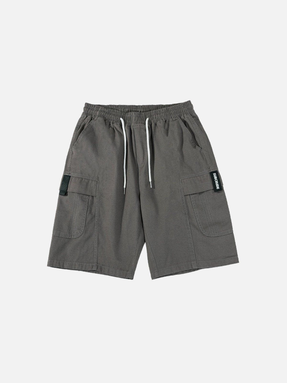 Lacezy - Labeled Drawstring Shorts- Streetwear Fashion - lacezy.com