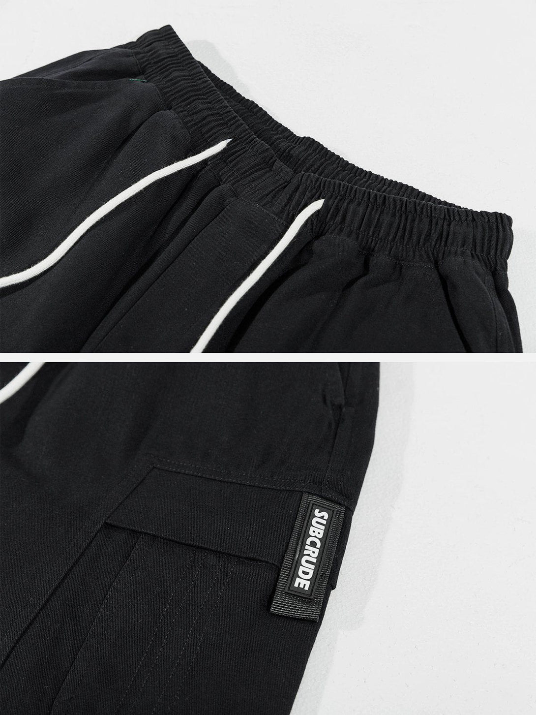 Lacezy - Labeled Drawstring Shorts- Streetwear Fashion - lacezy.com