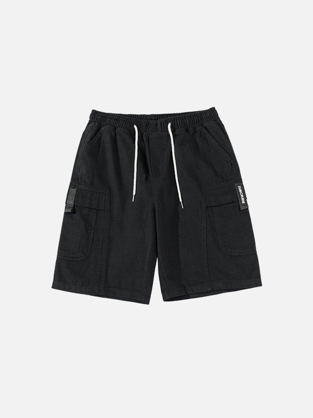 Lacezy - Labeled Drawstring Shorts- Streetwear Fashion - lacezy.com