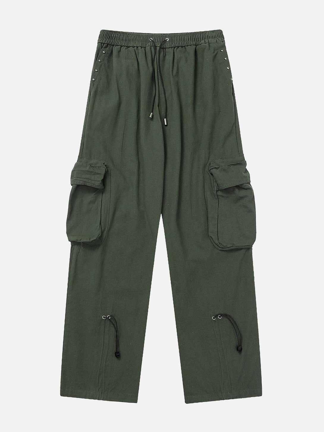 Lacezy - Large Multi-Pocket Cargo Pants- Streetwear Fashion - lacezy.com