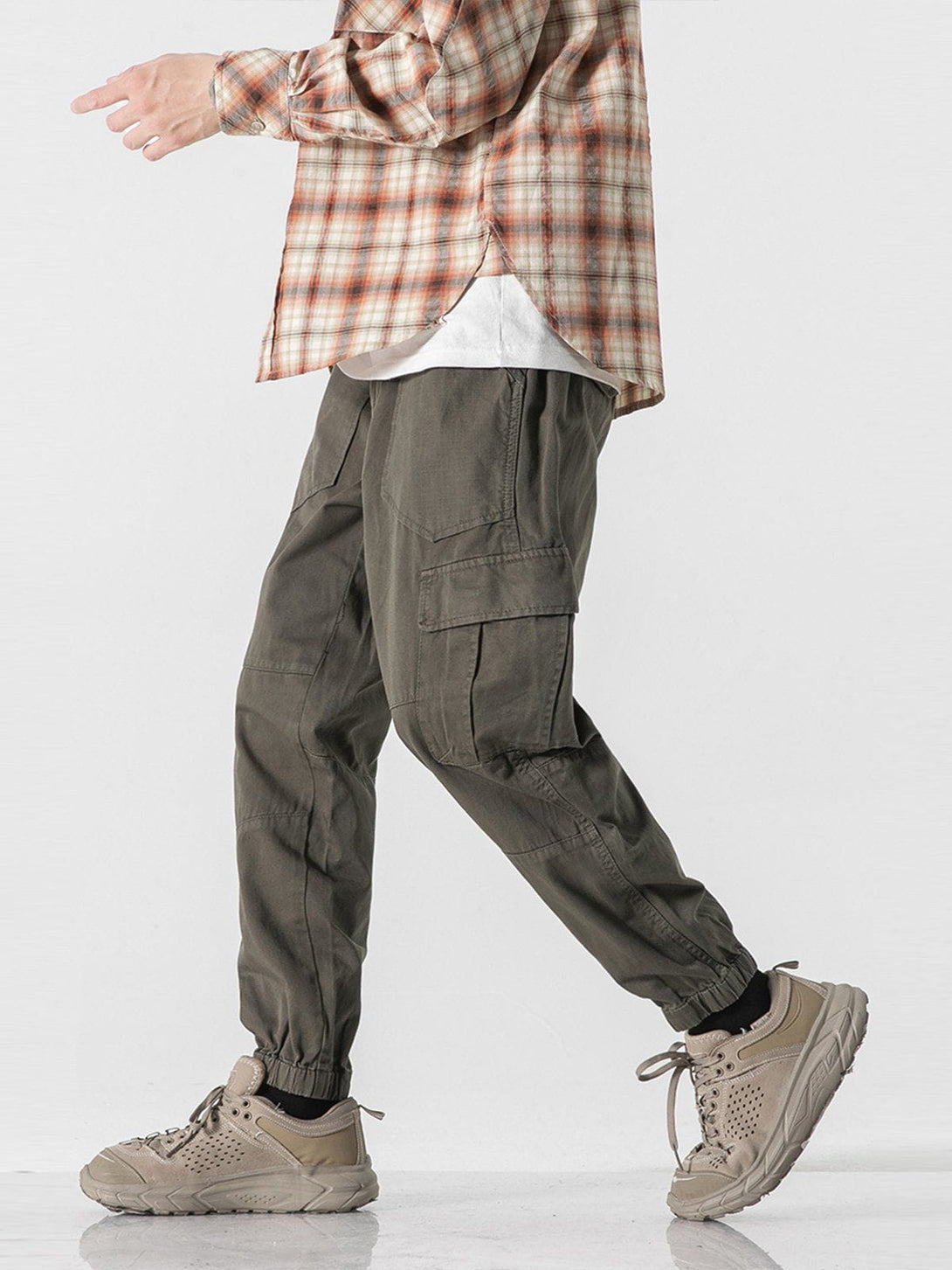 Lacezy - Large Multiple Pockets Cargo Pants- Streetwear Fashion - lacezy.com