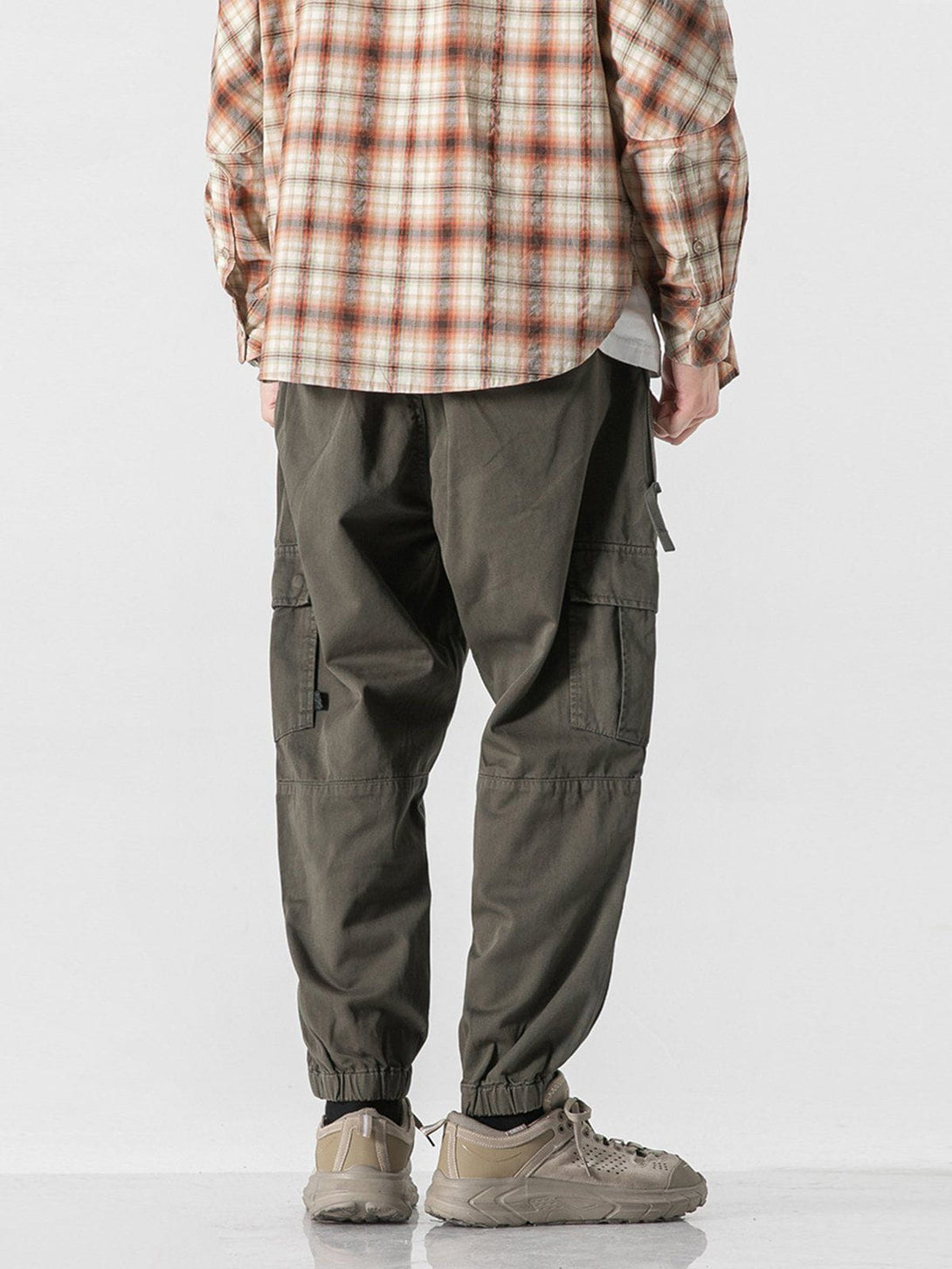 Lacezy - Large Multiple Pockets Cargo Pants- Streetwear Fashion - lacezy.com