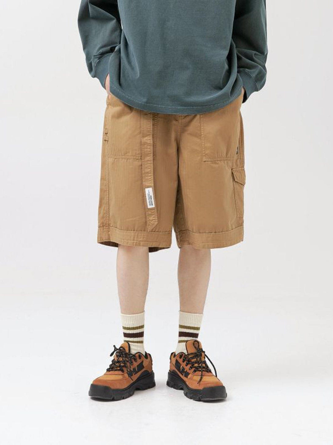 Lacezy - Large Pocket Cargo Shorts- Streetwear Fashion - lacezy.com