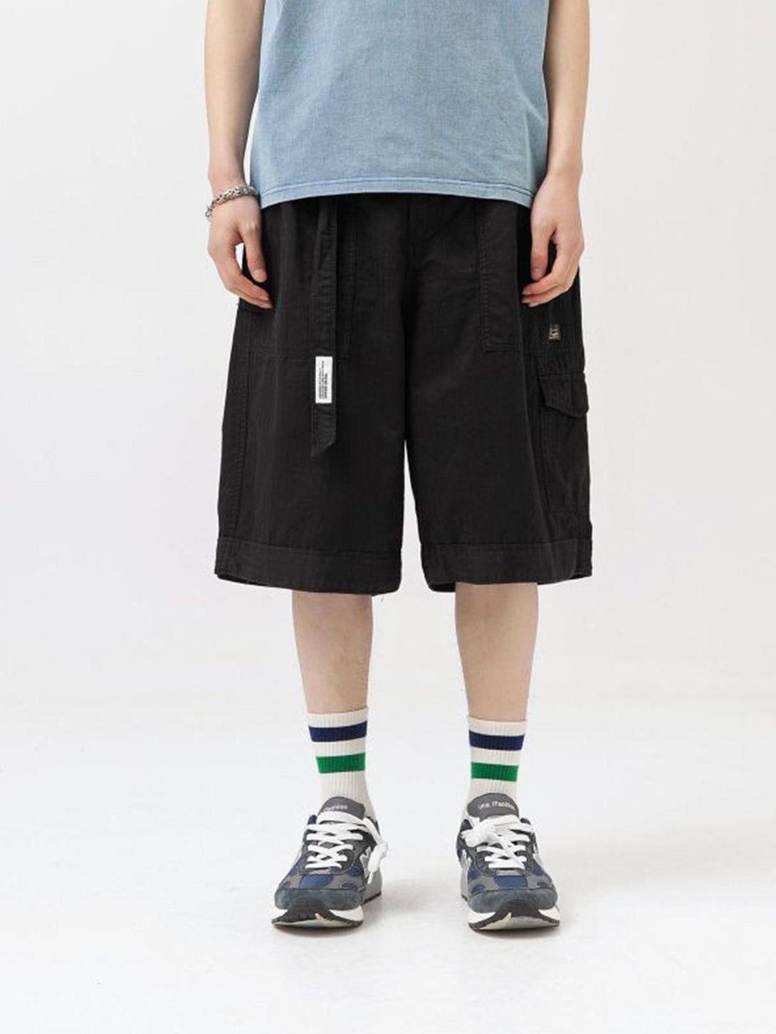 Lacezy - Large Pocket Cargo Shorts- Streetwear Fashion - lacezy.com