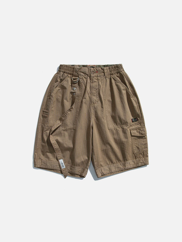 Lacezy - Large Pocket Cargo Shorts- Streetwear Fashion - lacezy.com