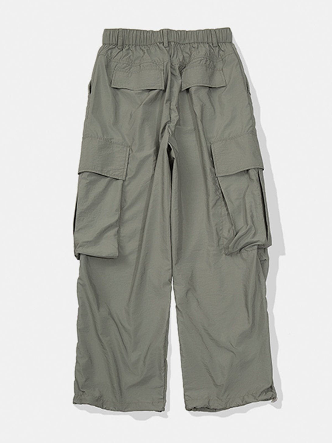 Lacezy - Large Pockets Loose Cargo Pants- Streetwear Fashion - lacezy.com