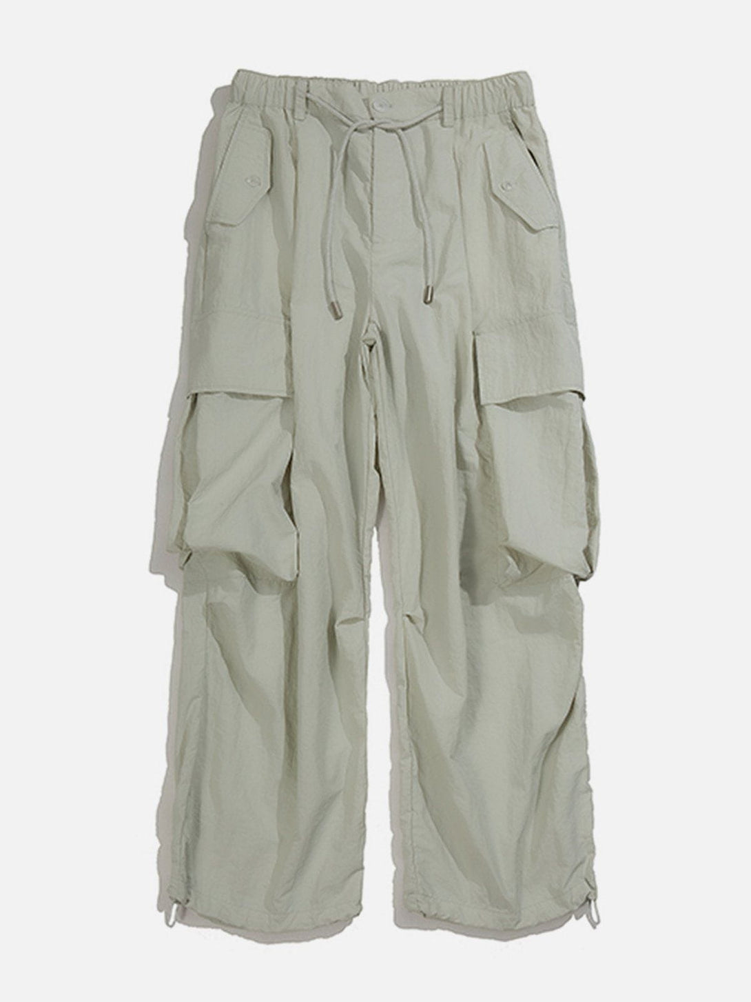 Lacezy - Large Pockets Loose Cargo Pants- Streetwear Fashion - lacezy.com