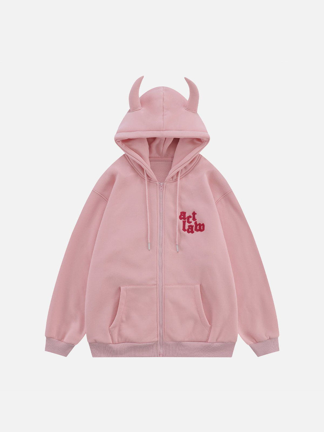 Lacezy - Letter Devil Head Hoodie- Streetwear Fashion - lacezy.com