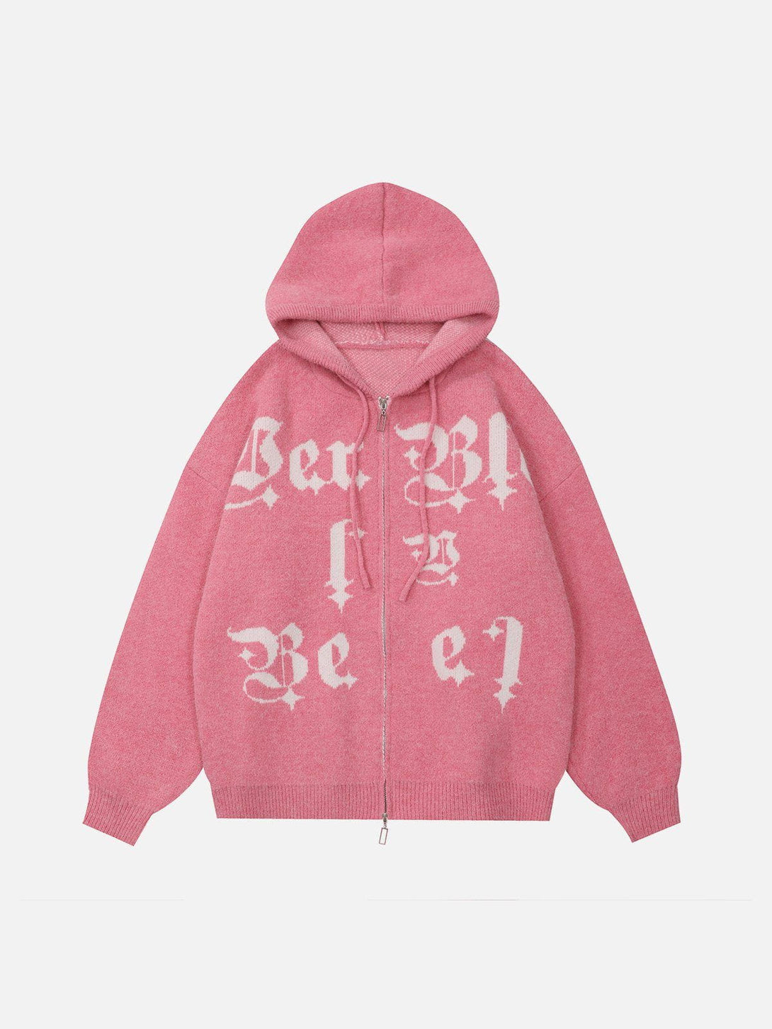 Lacezy - Letter Embroidery Hoodie- Streetwear Fashion - lacezy.com