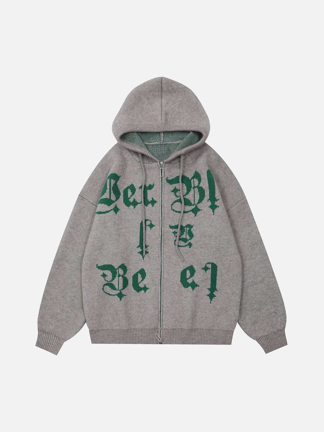 Lacezy - Letter Embroidery Hoodie- Streetwear Fashion - lacezy.com