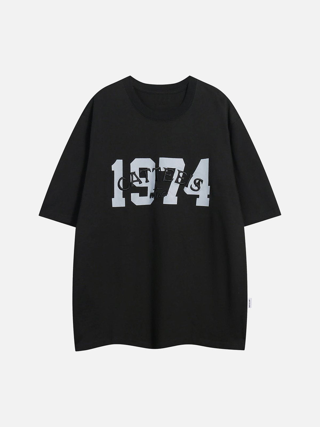 Lacezy - Letter Embroidery Print Tee- Streetwear Fashion - lacezy.com