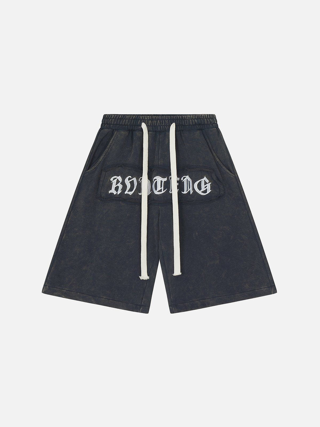 Lacezy - Letter Embroidery Shorts- Streetwear Fashion - lacezy.com