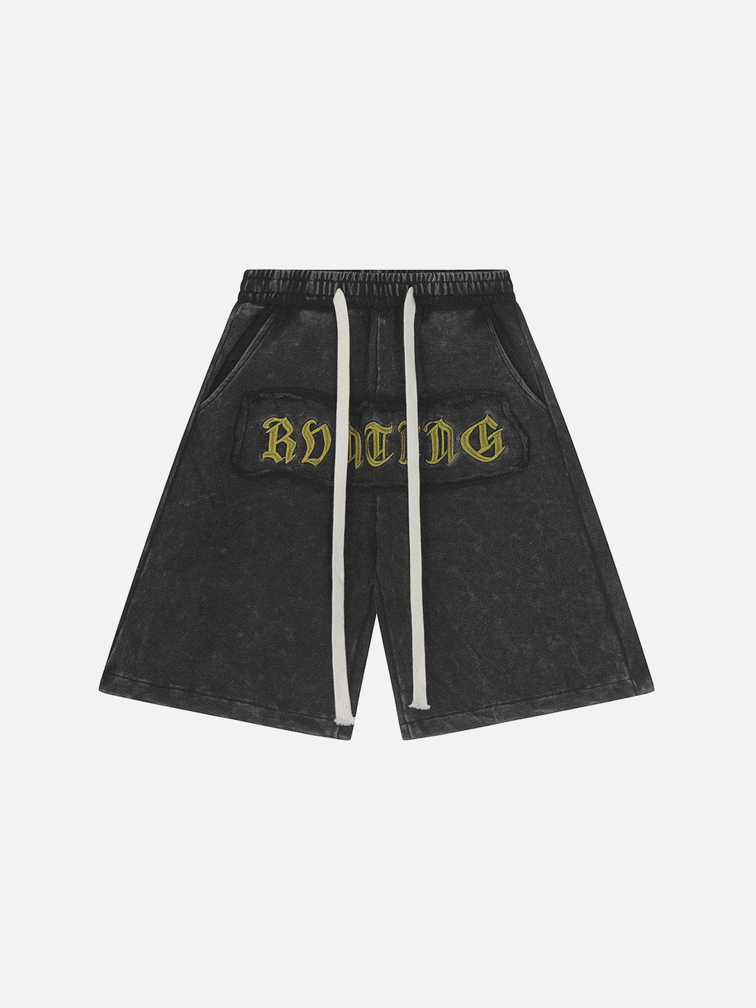 Lacezy - Letter Embroidery Shorts- Streetwear Fashion - lacezy.com