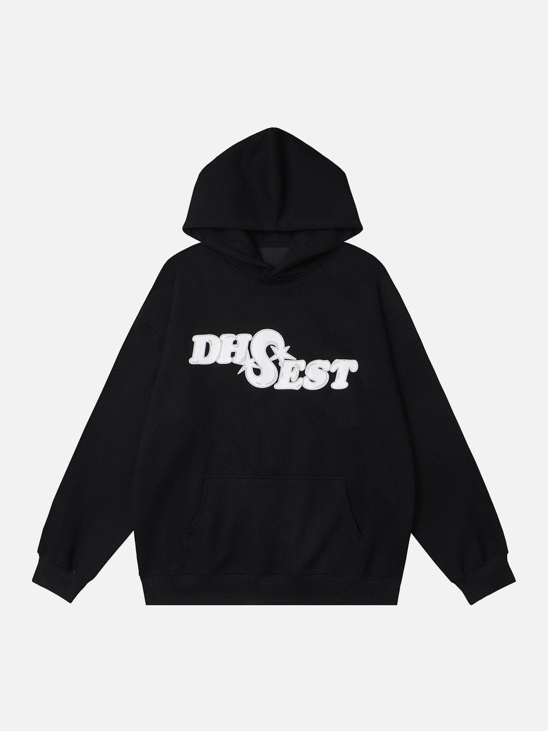 Lacezy - Letter Plastisol Printing Hoodie- Streetwear Fashion - lacezy.com