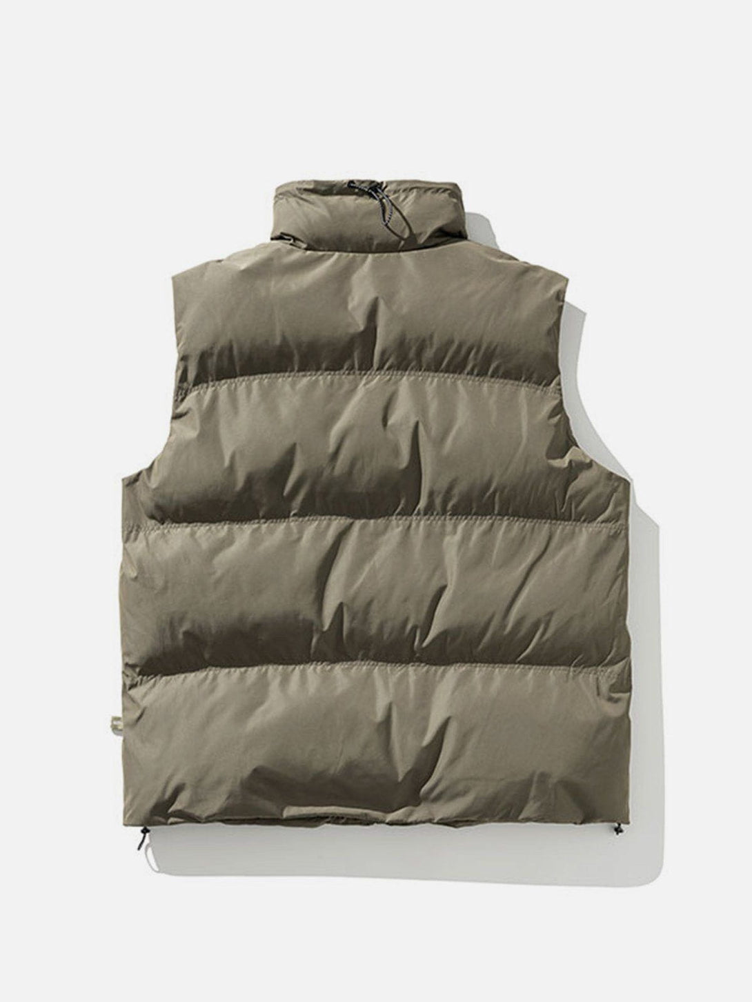 Lacezy - Letter Print Thick Gilet- Streetwear Fashion - lacezy.com