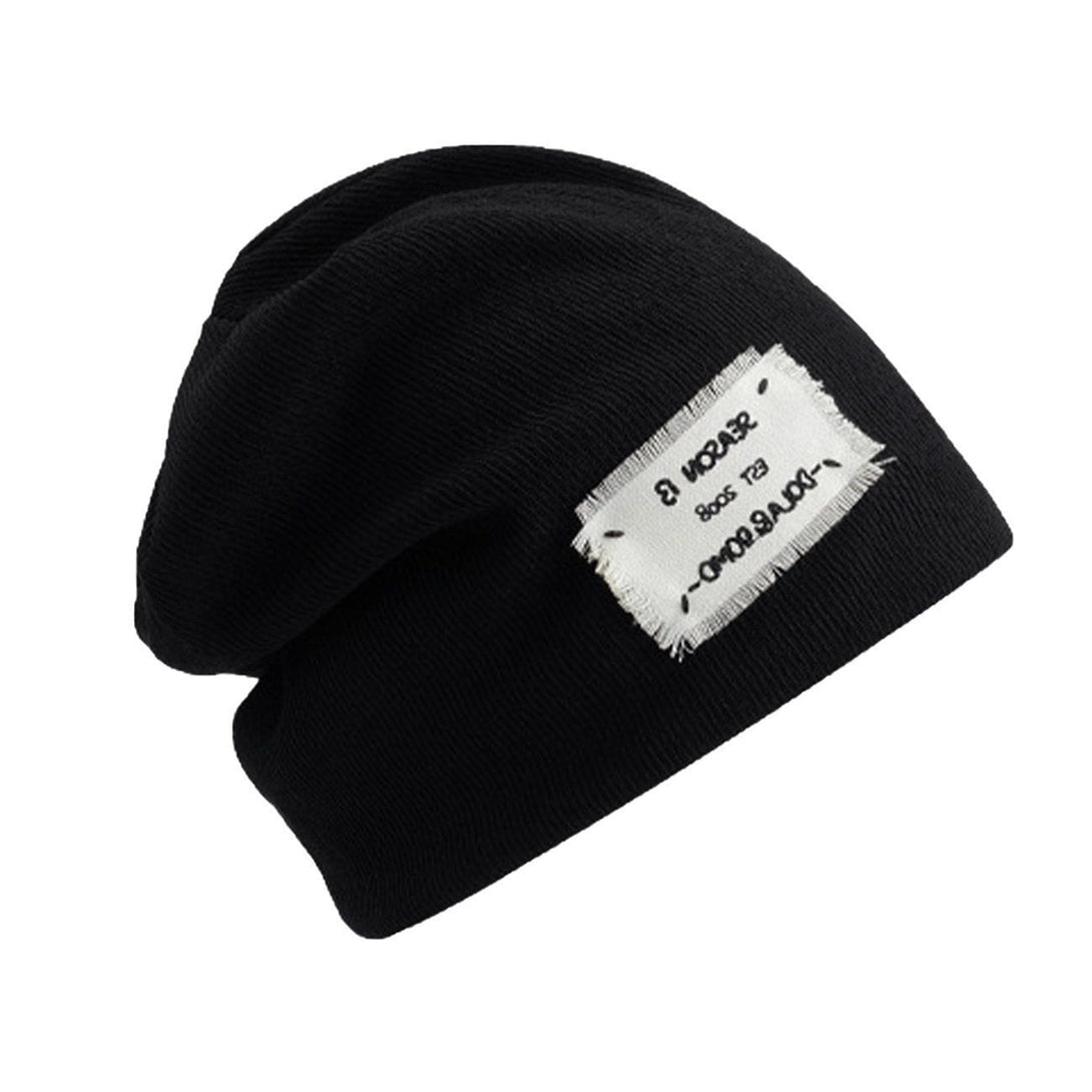 Lacezy - Letter Square Knitted Pile Cap- Streetwear Fashion - lacezy.com