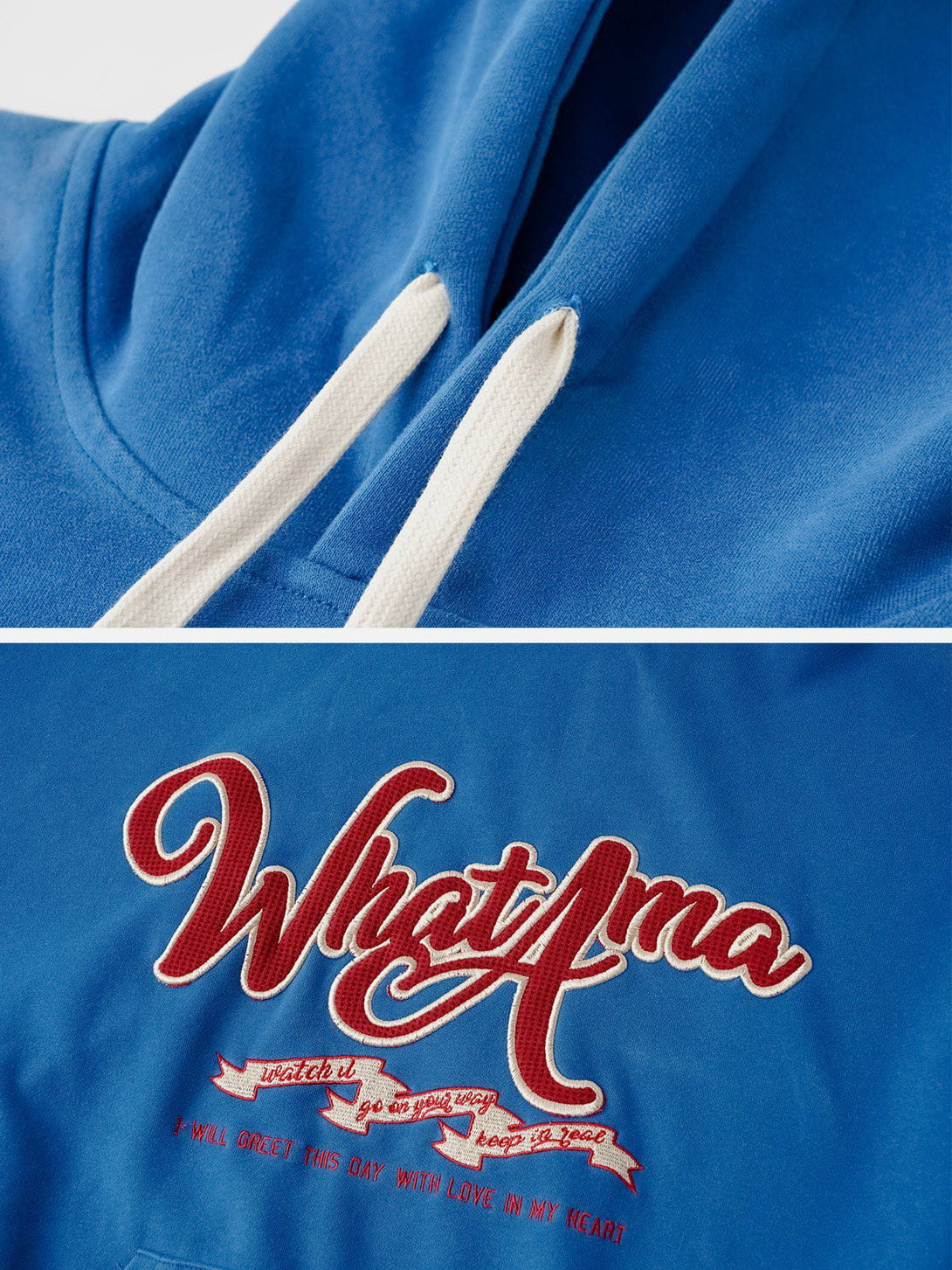 Lacezy - Letter Washed Hoodie- Streetwear Fashion - lacezy.com