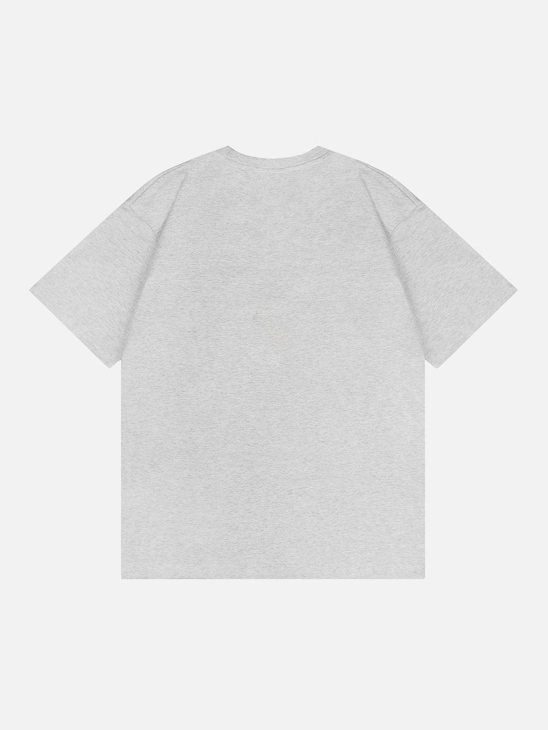 Lacezy - Line Print Tee- Streetwear Fashion - lacezy.com