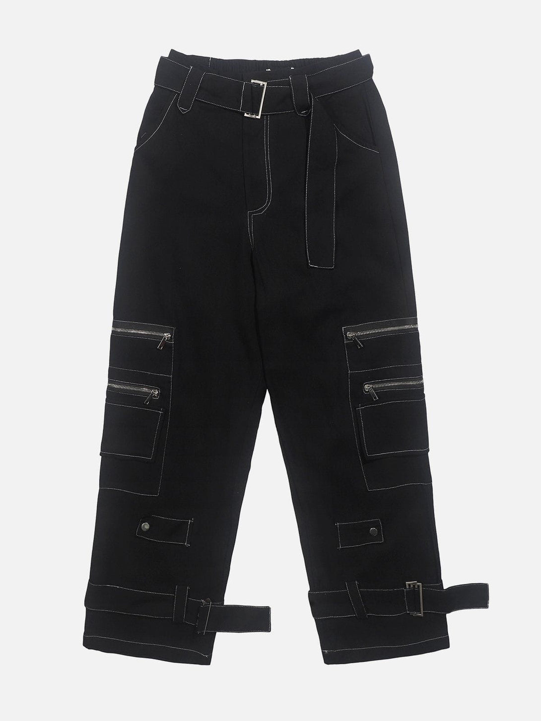 Lacezy - Line Zip Design Pants- Streetwear Fashion - lacezy.com