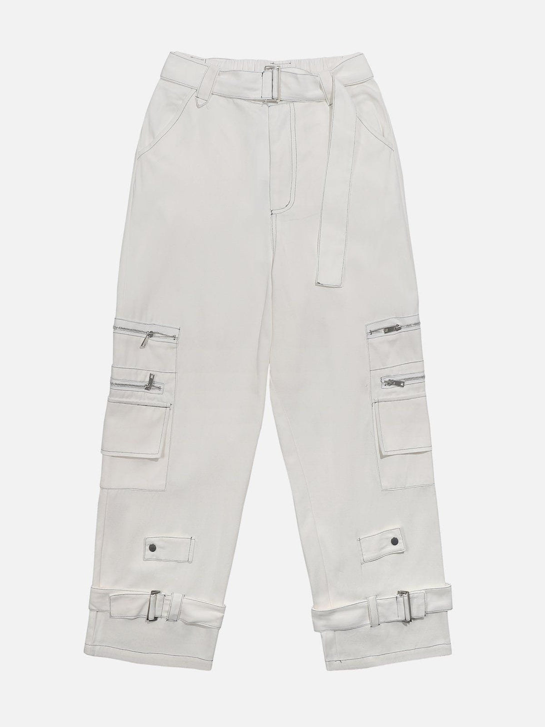 Lacezy - Line Zip Design Pants- Streetwear Fashion - lacezy.com