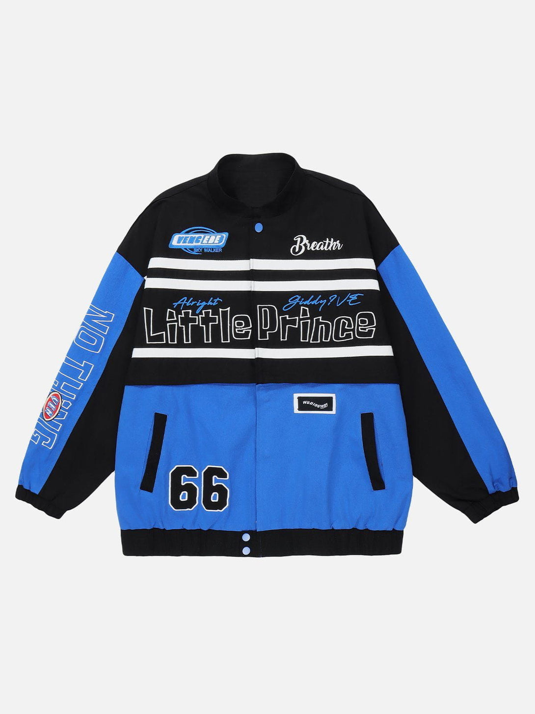 Lacezy - Little Prince Racing Detachable Jacket- Streetwear Fashion - lacezy.com