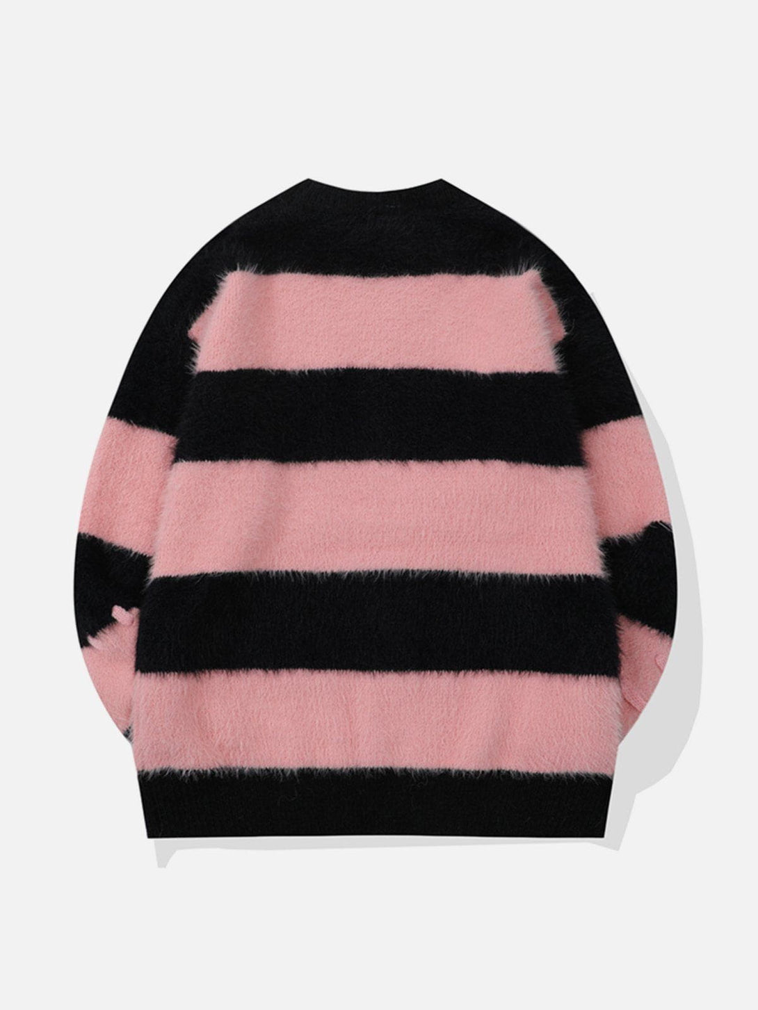 Lacezy - Mohair Stripe Sweater- Streetwear Fashion - lacezy.com