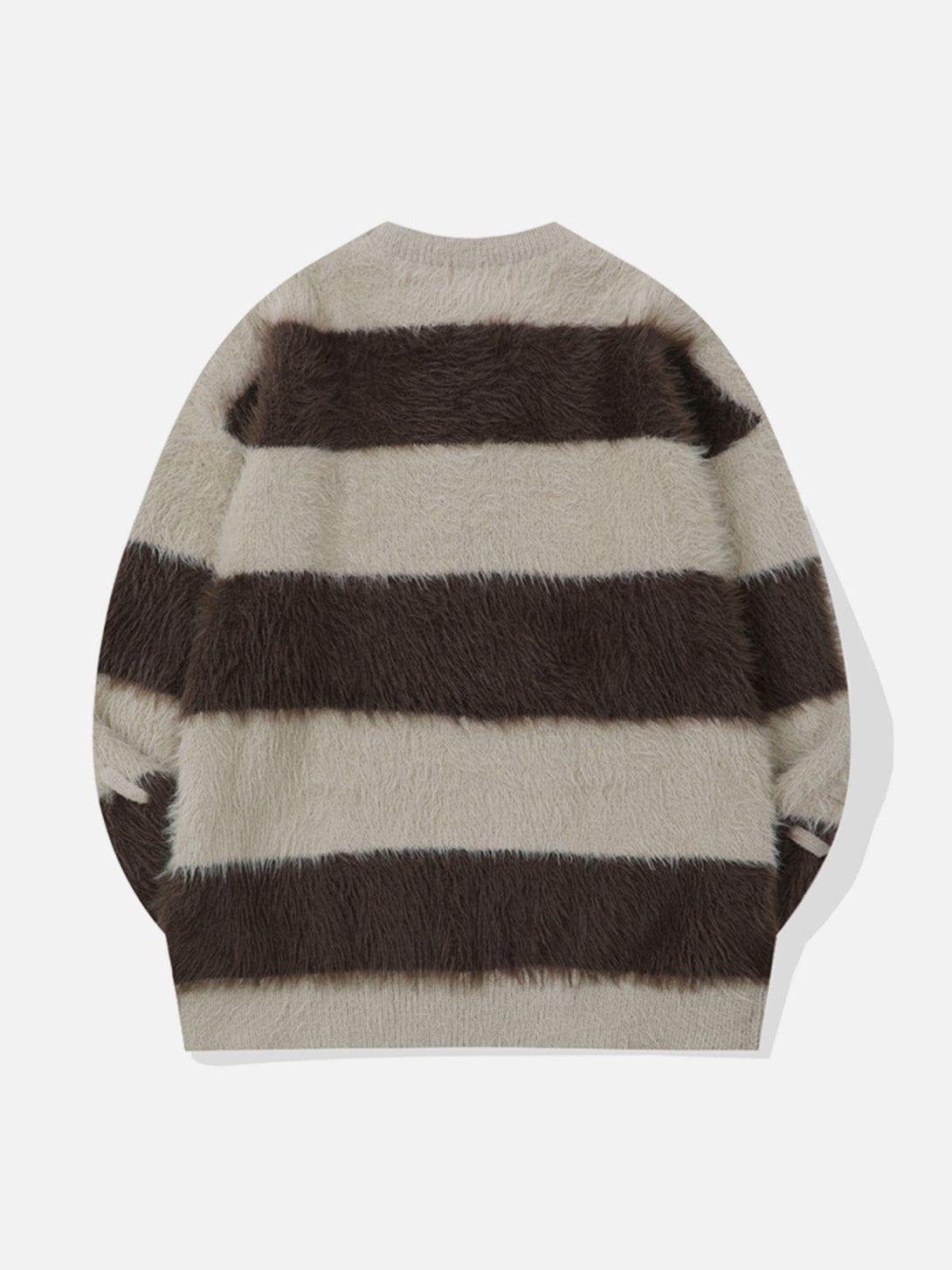 Lacezy - Mohair Stripe Sweater- Streetwear Fashion - lacezy.com