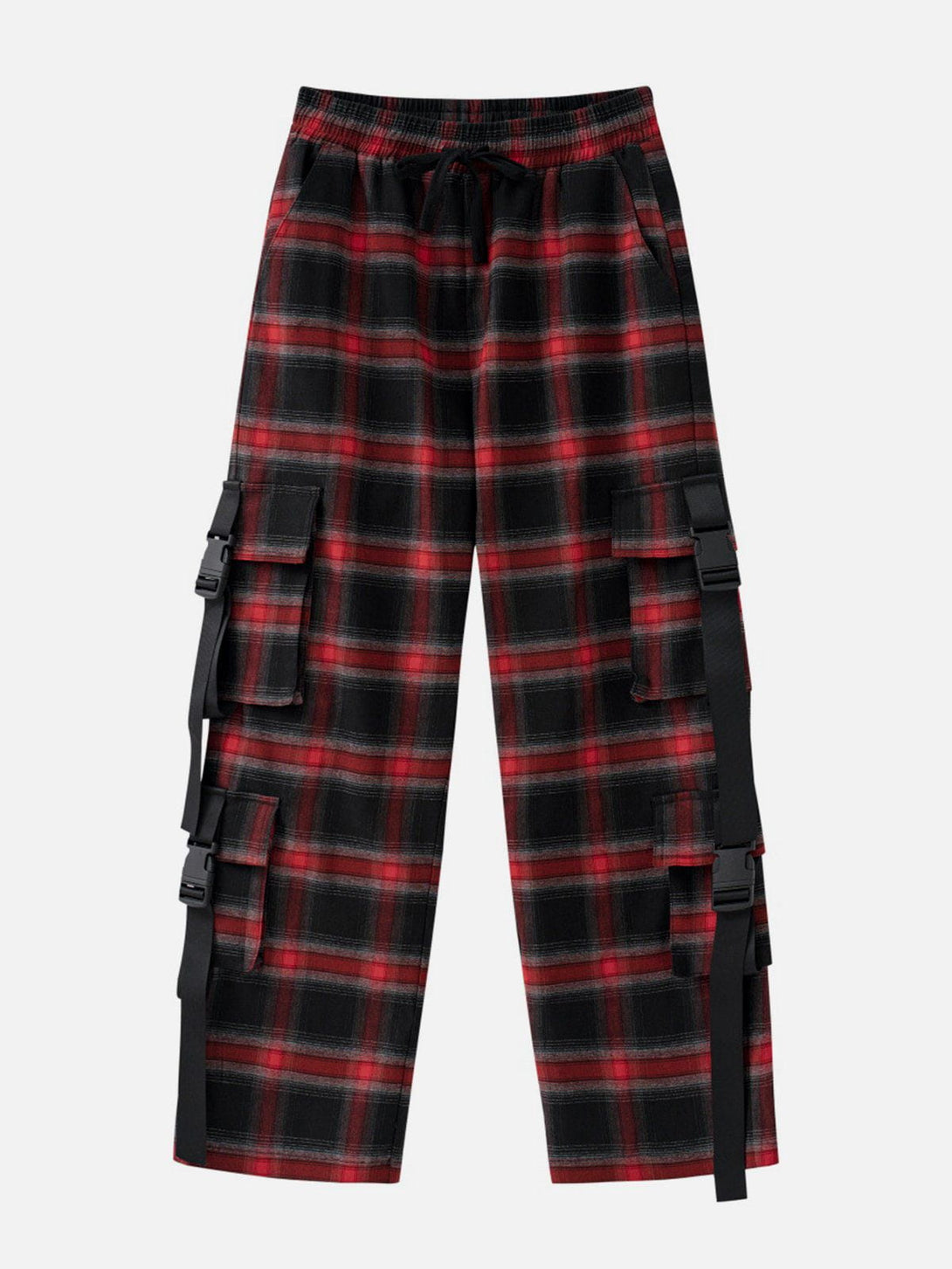 Lacezy - Multi-Pocket Streamer Pants- Streetwear Fashion - lacezy.com