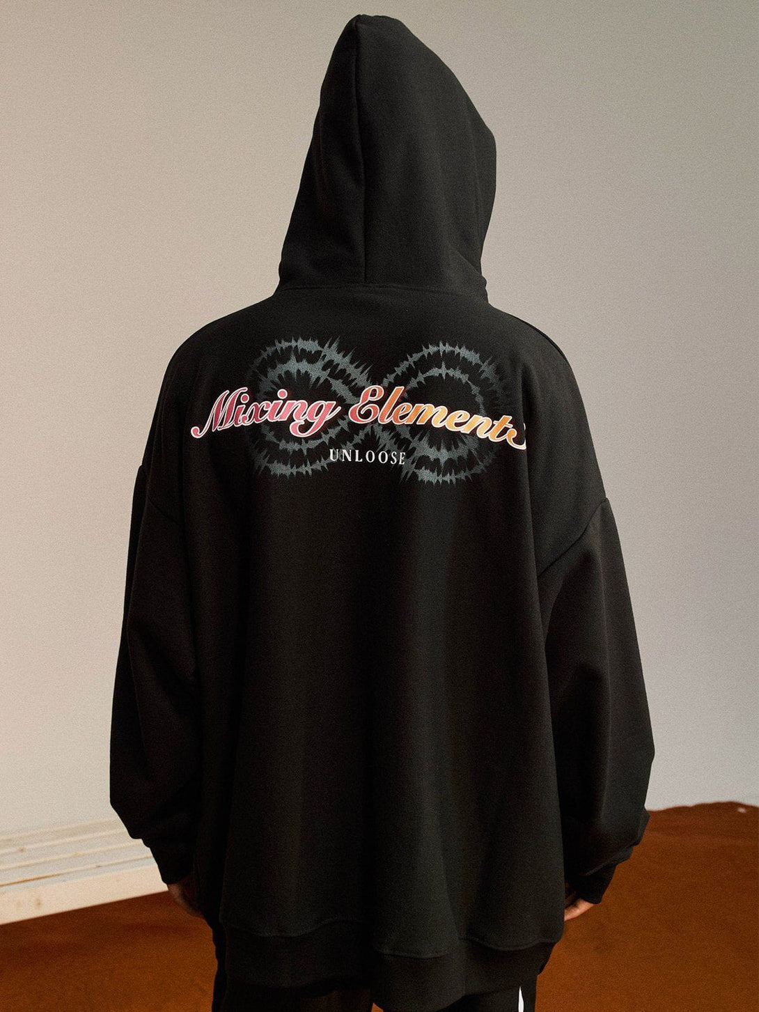 Lacezy - Neon Garden Print Hoodie- Streetwear Fashion - lacezy.com