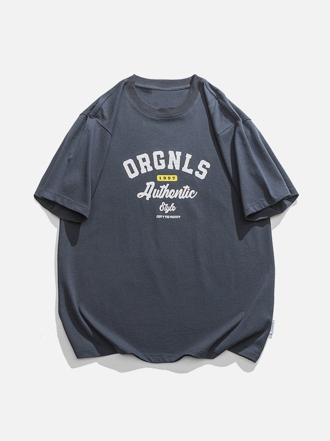 Lacezy - ORGNLS Letter Print Tee- Streetwear Fashion - lacezy.com