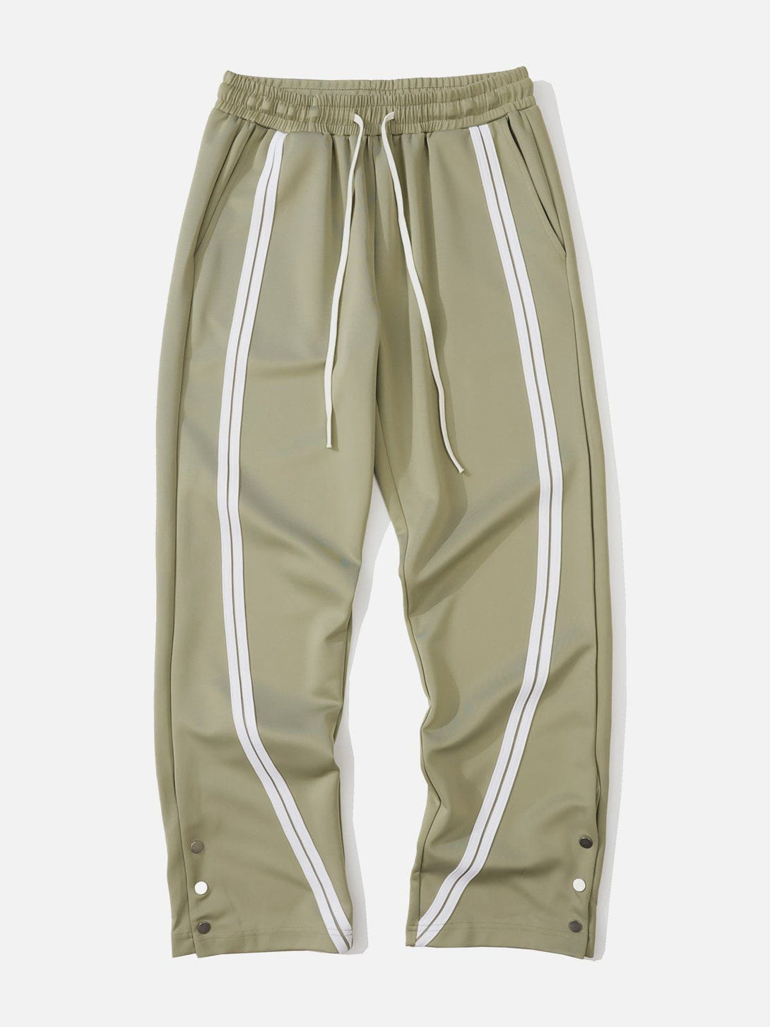 Lacezy - Pant Leg Openings Stripes Pants- Streetwear Fashion - lacezy.com