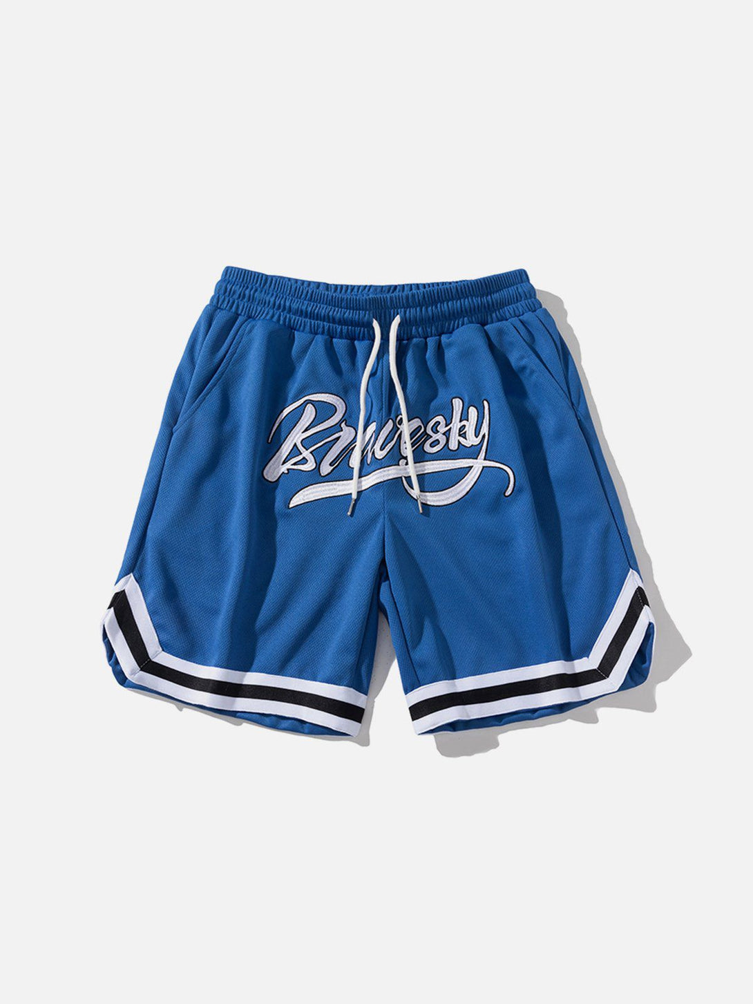 Lacezy - Pant Leg Stripes Sports Shorts- Streetwear Fashion - lacezy.com