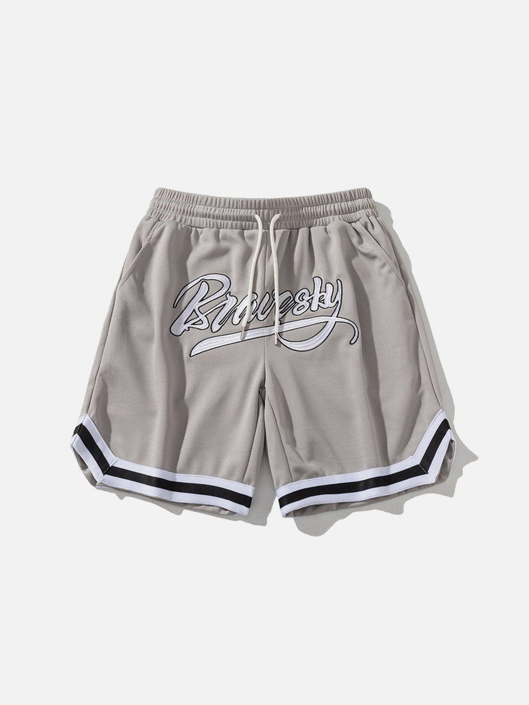 Lacezy - Pant Leg Stripes Sports Shorts- Streetwear Fashion - lacezy.com