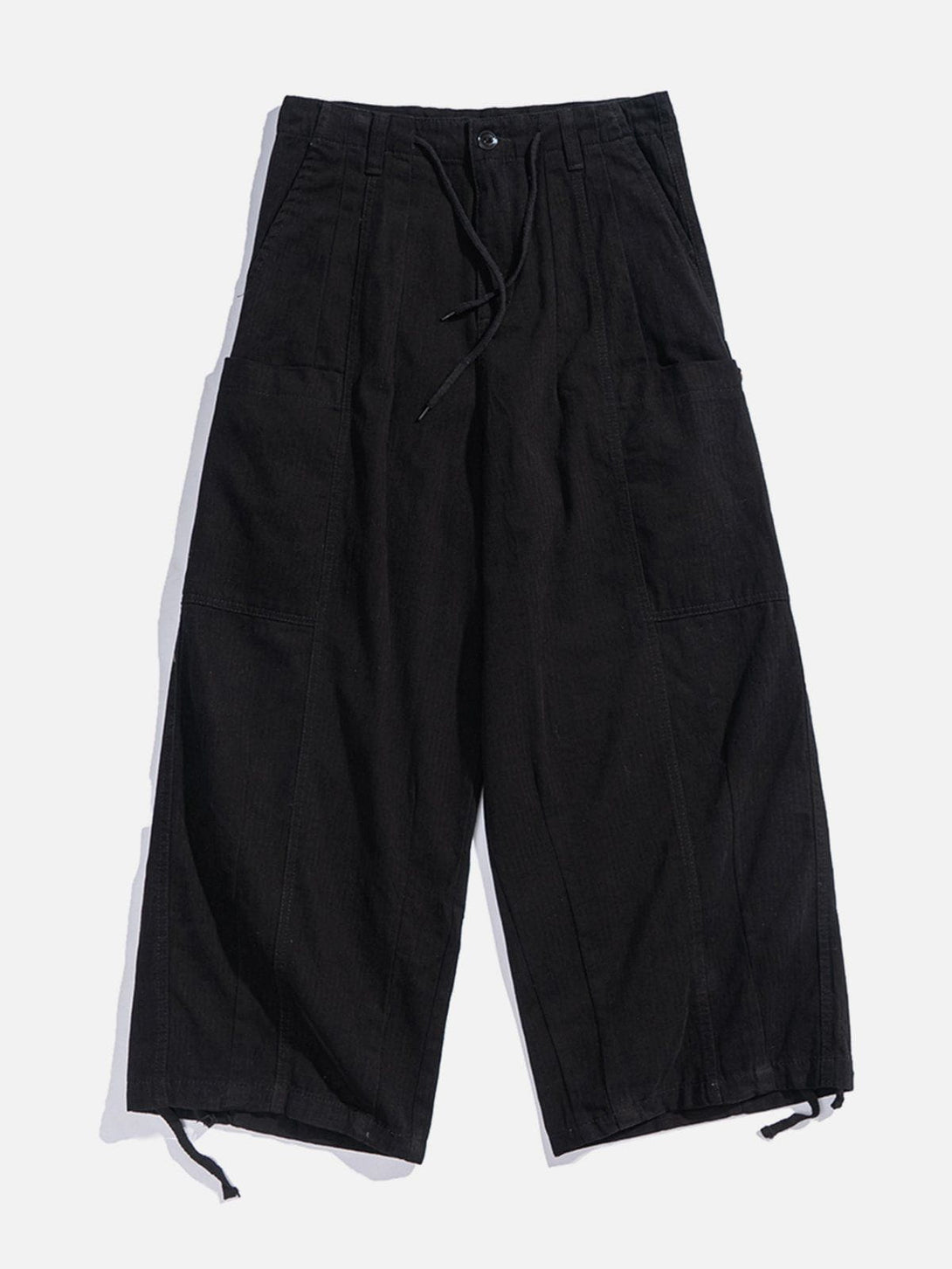 Lacezy - Patchwork Drawstring Pants- Streetwear Fashion - lacezy.com