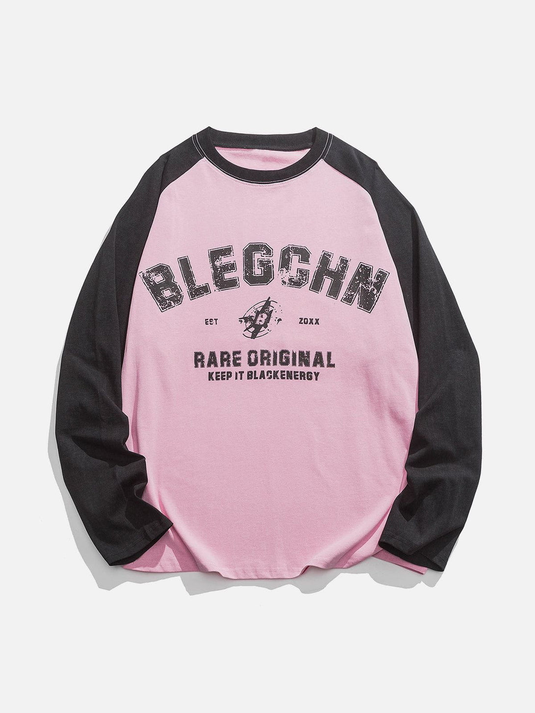 Lacezy - Patchwork Lettered Sweatshirt- Streetwear Fashion - lacezy.com