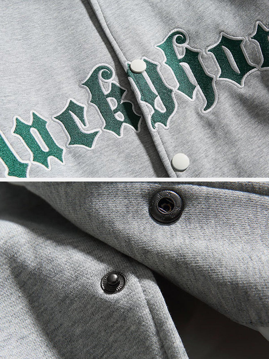 Lacezy - Patchwork "Luckyhorn" Varsity Jackets- Streetwear Fashion - lacezy.com