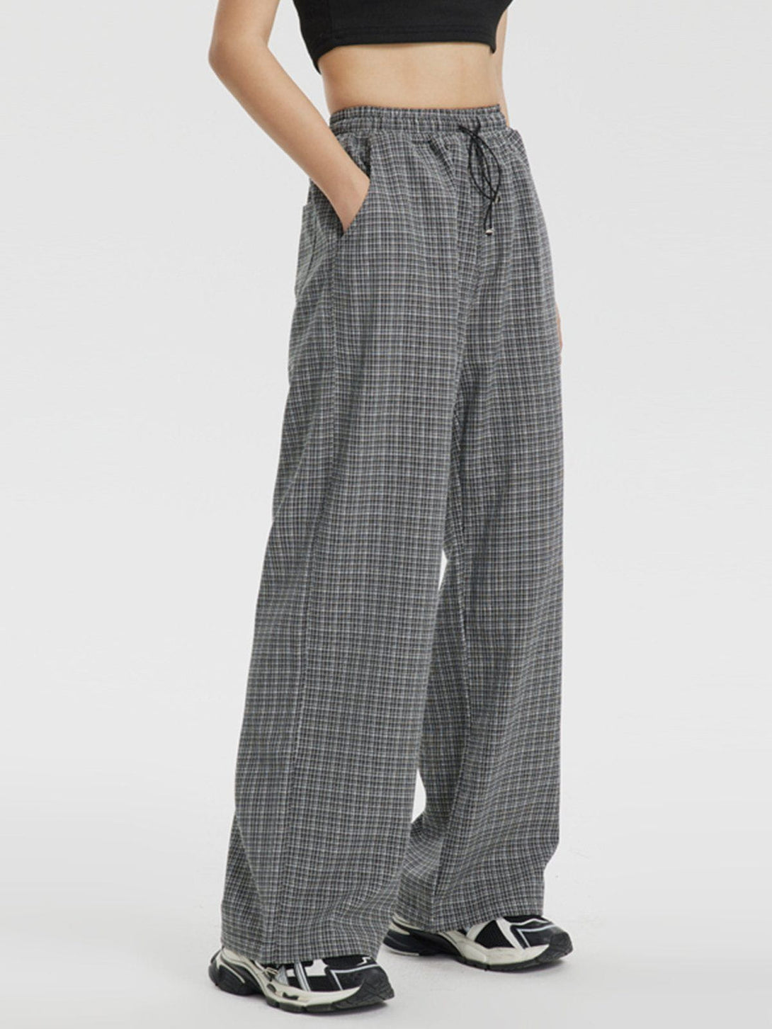 Lacezy - Plaid Casual Pants- Streetwear Fashion - lacezy.com