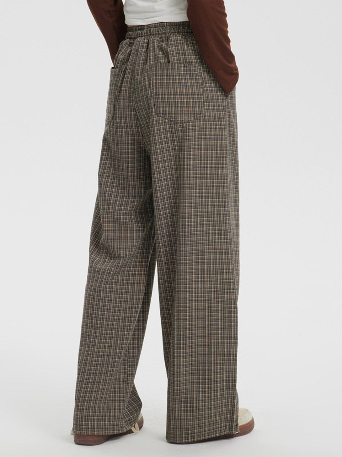 Lacezy - Plaid Casual Pants- Streetwear Fashion - lacezy.com