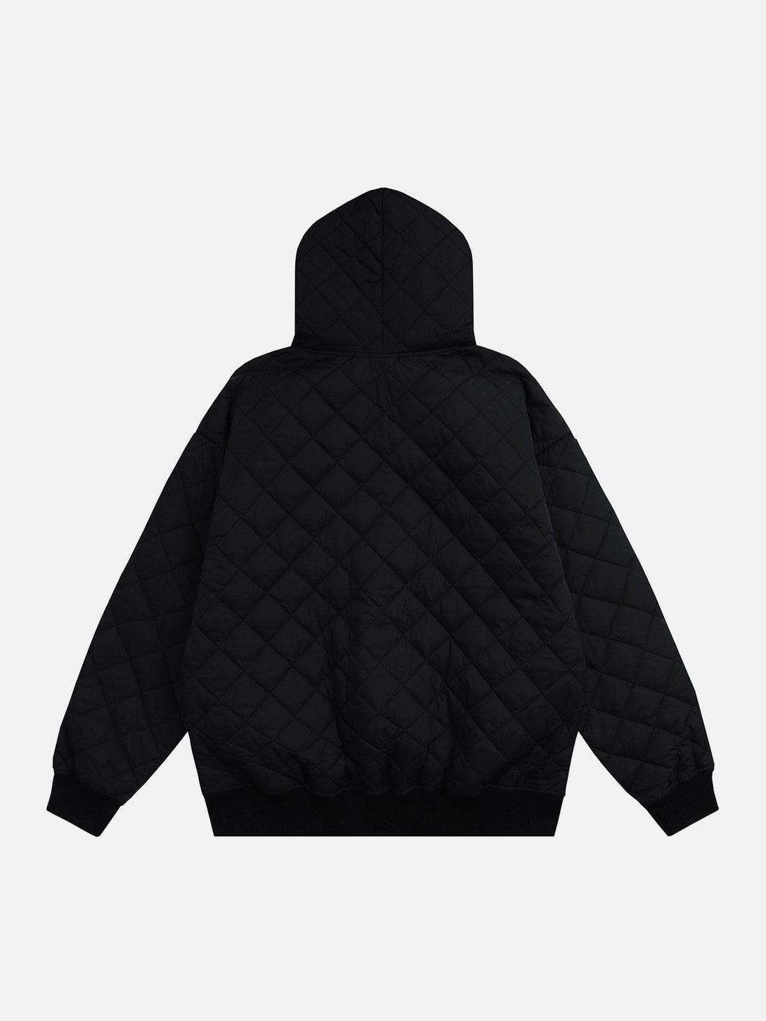 Lacezy - Plaid Flocking Hoodie- Streetwear Fashion - lacezy.com