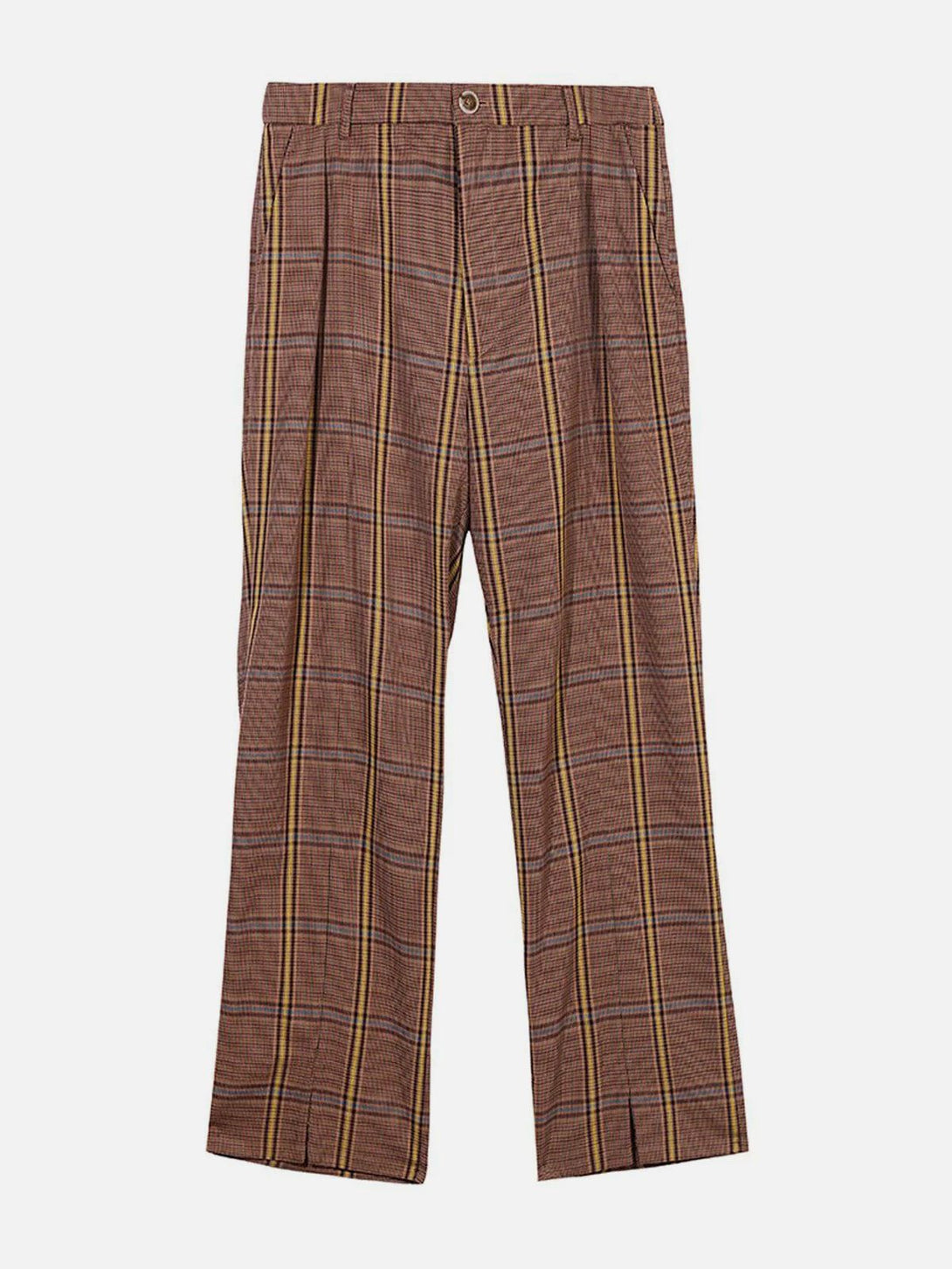 Lacezy - Plaid Full Print Pants- Streetwear Fashion - lacezy.com