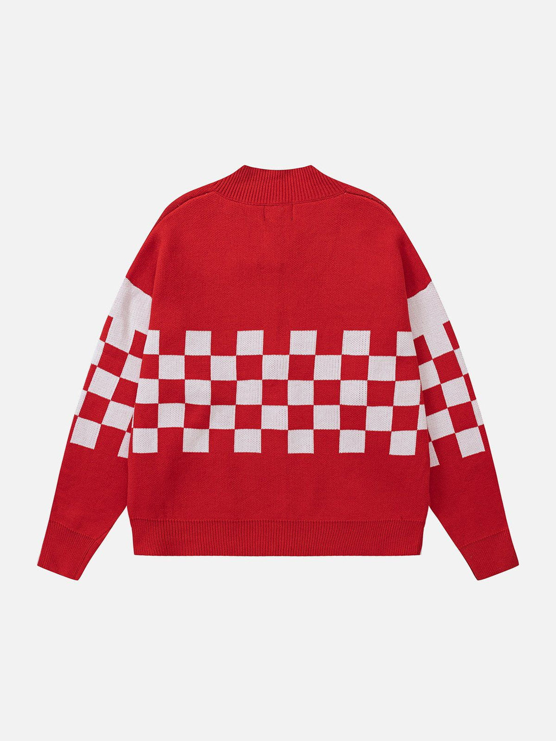 Lacezy - Plaid With Gloves Racing Cardigan- Streetwear Fashion - lacezy.com