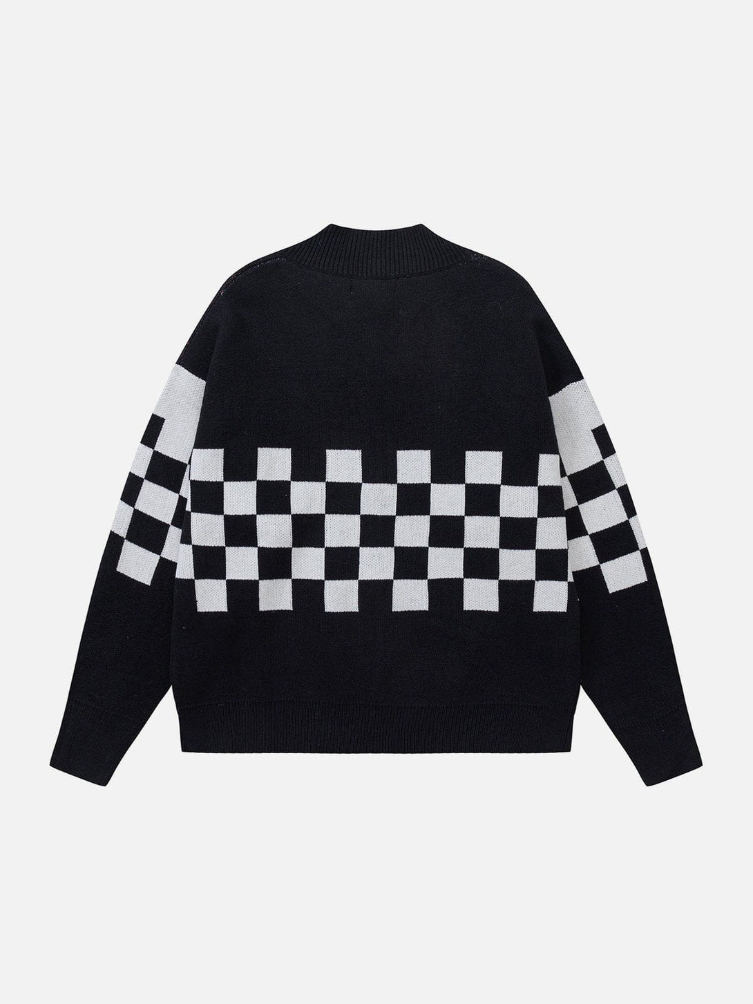 Lacezy - Plaid With Gloves Racing Cardigan- Streetwear Fashion - lacezy.com