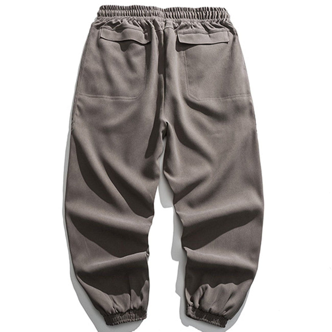 Lacezy - Plain Sweatpants- Streetwear Fashion - lacezy.com