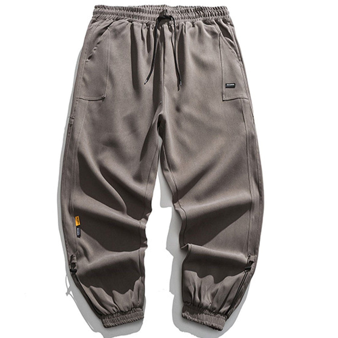 Lacezy - Plain Sweatpants- Streetwear Fashion - lacezy.com