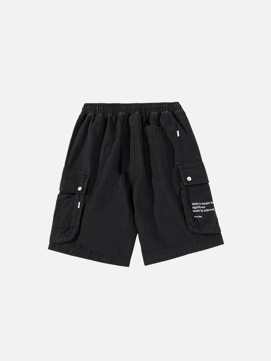 Lacezy - Pocket Patchwork Shorts- Streetwear Fashion - lacezy.com