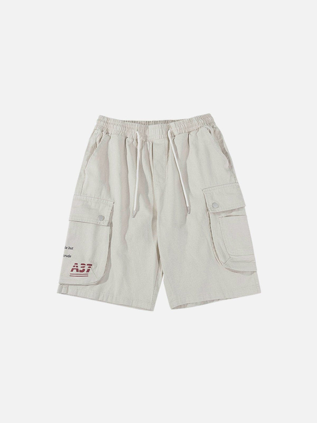 Lacezy - Pocket Patchwork Shorts- Streetwear Fashion - lacezy.com