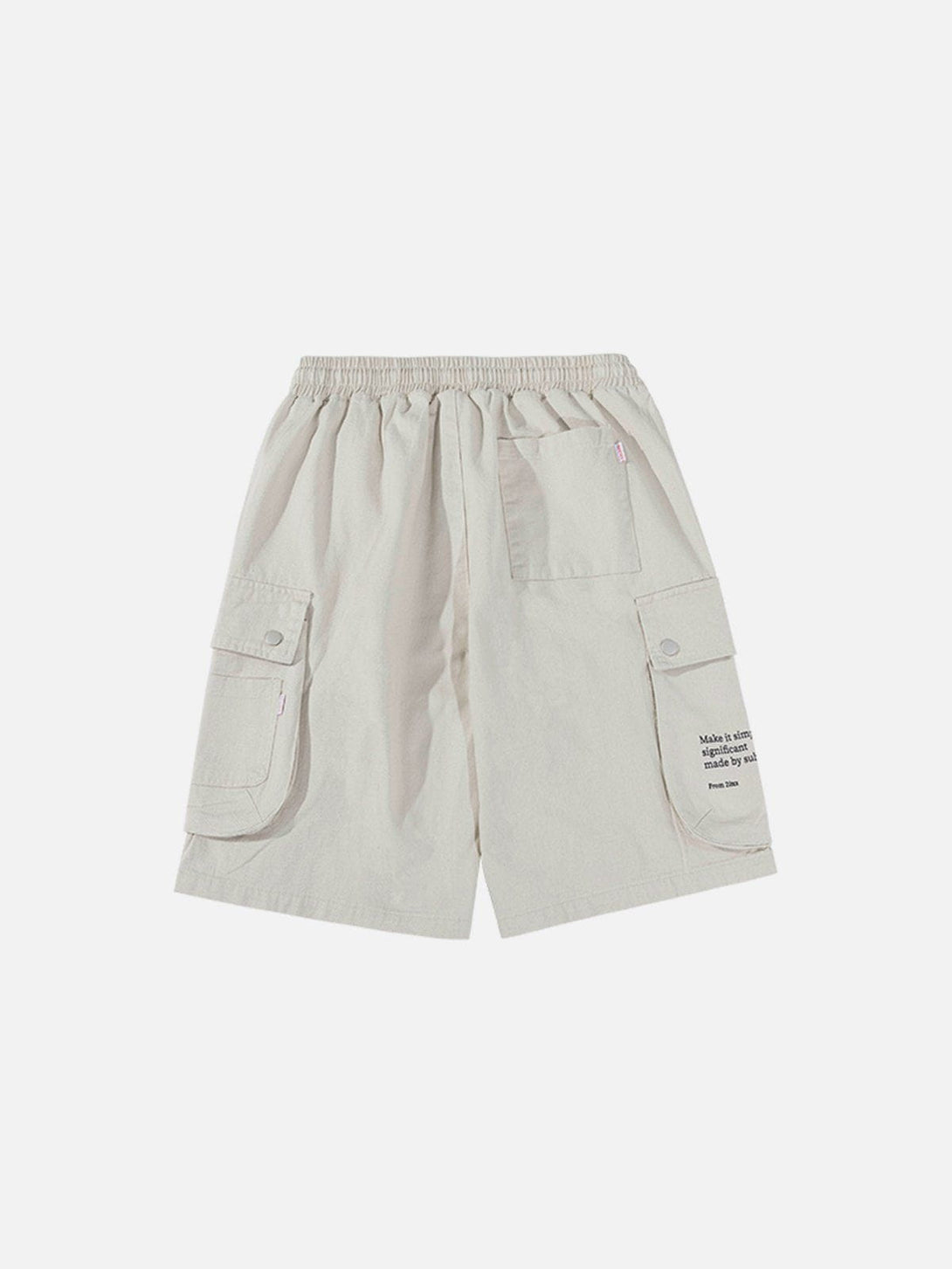 Lacezy - Pocket Patchwork Shorts- Streetwear Fashion - lacezy.com