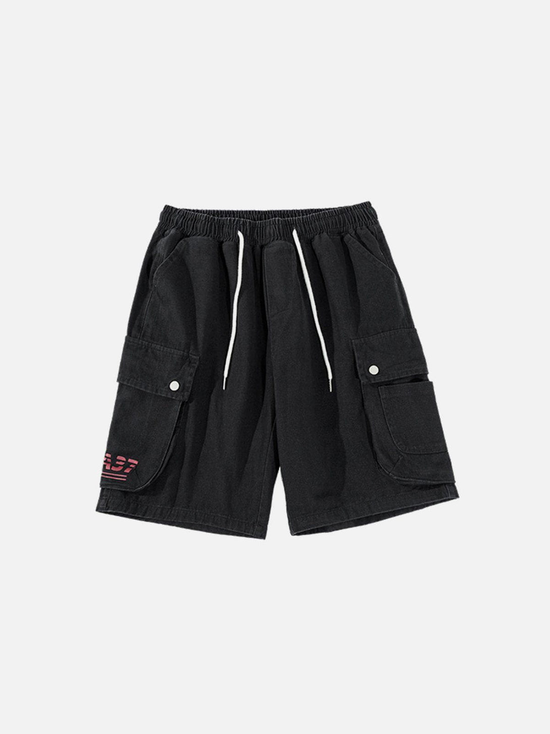 Lacezy - Pocket Patchwork Shorts- Streetwear Fashion - lacezy.com