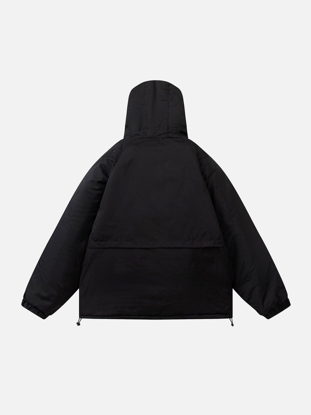 Lacezy - Pocket Patchwork Winter Coat- Streetwear Fashion - lacezy.com