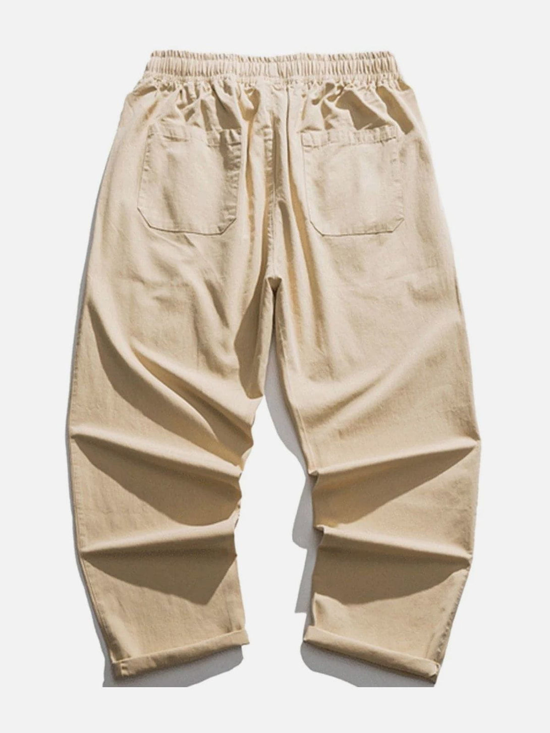 Lacezy - Pocket Solid Pants- Streetwear Fashion - lacezy.com